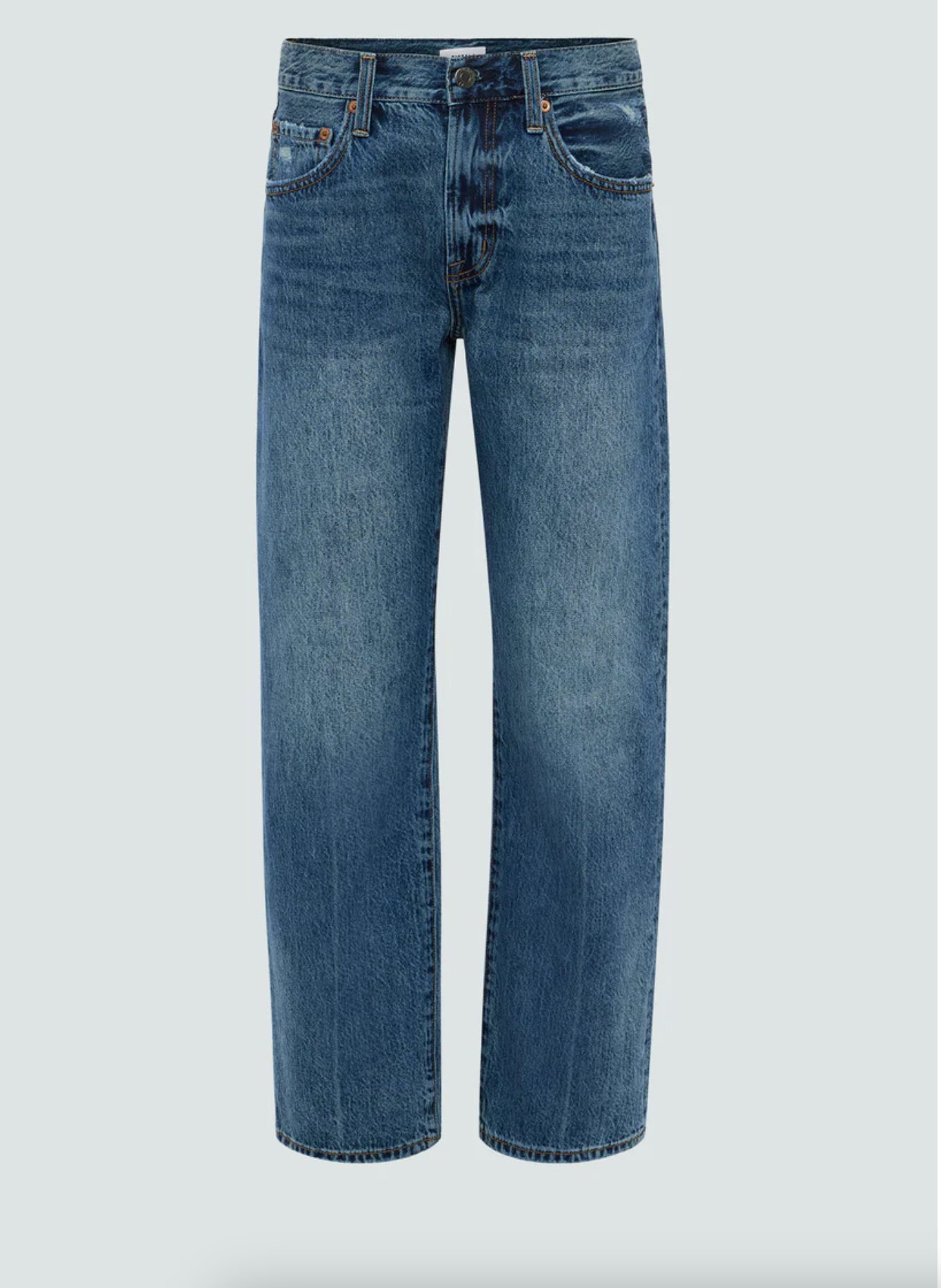 Lexi Mid Rise Bowed Straight - Artisan