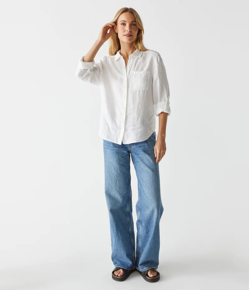 Spencer Linen Button Down