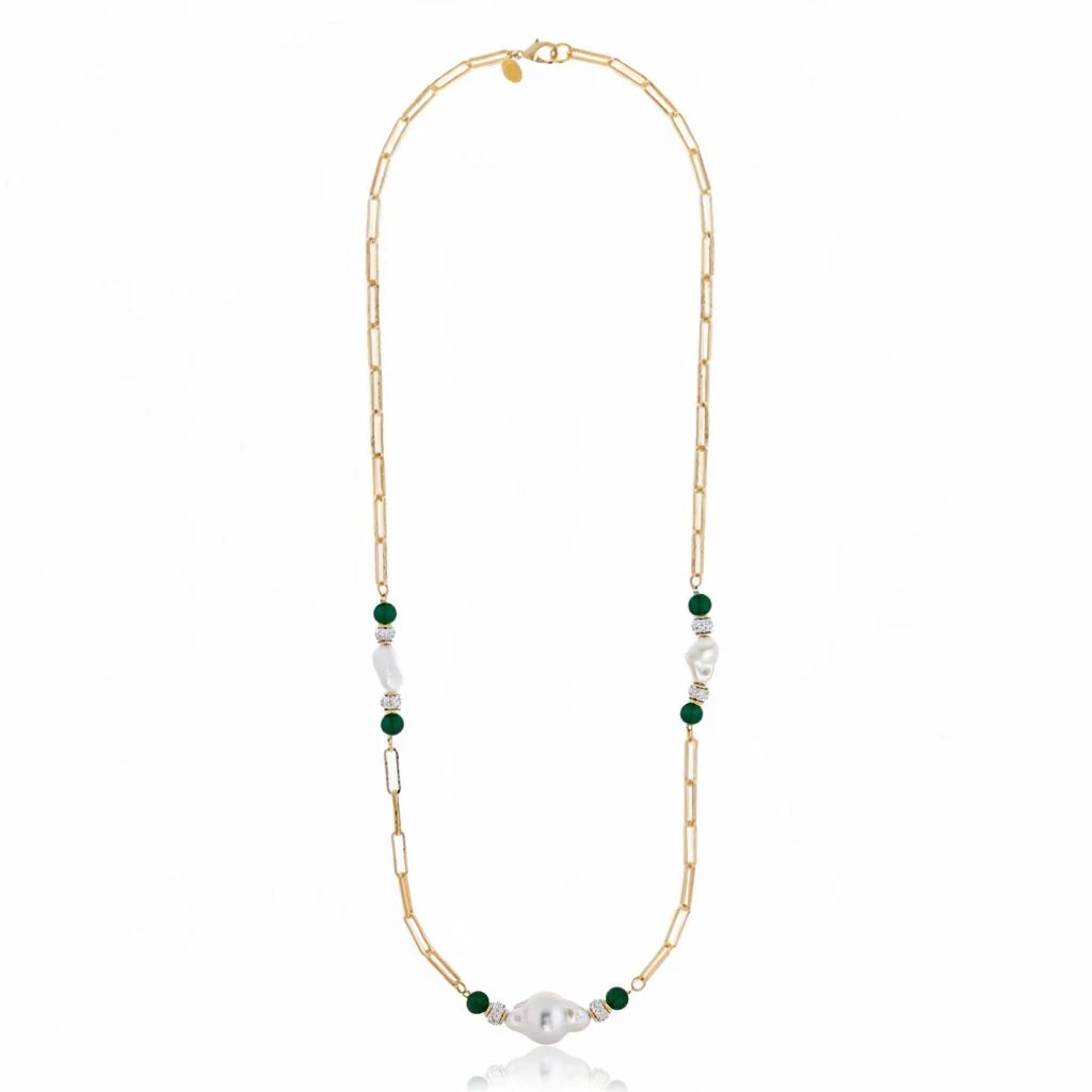 Allure Gem Necklace Green
