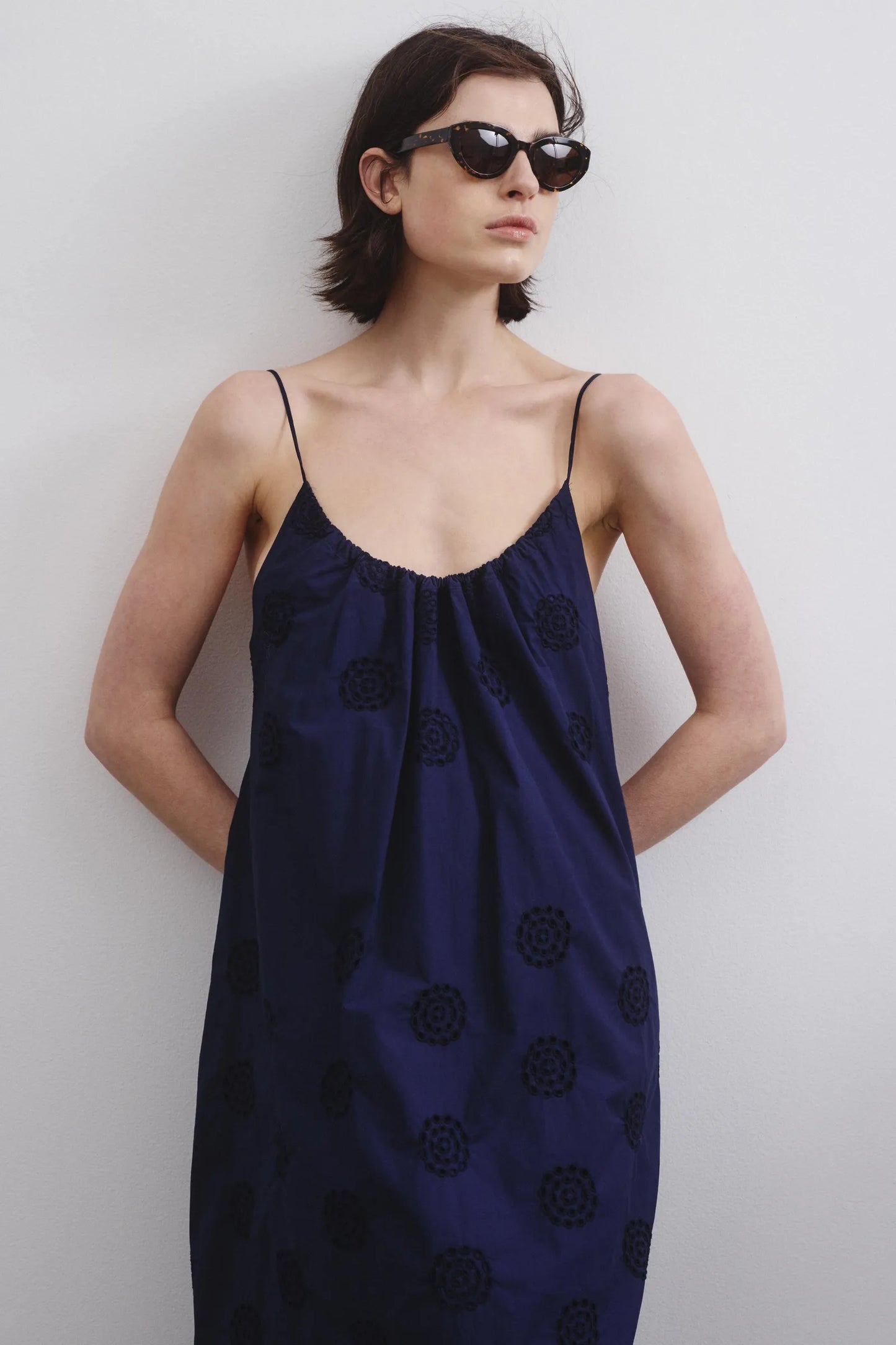 Cotton Broderie Anglaise Dress