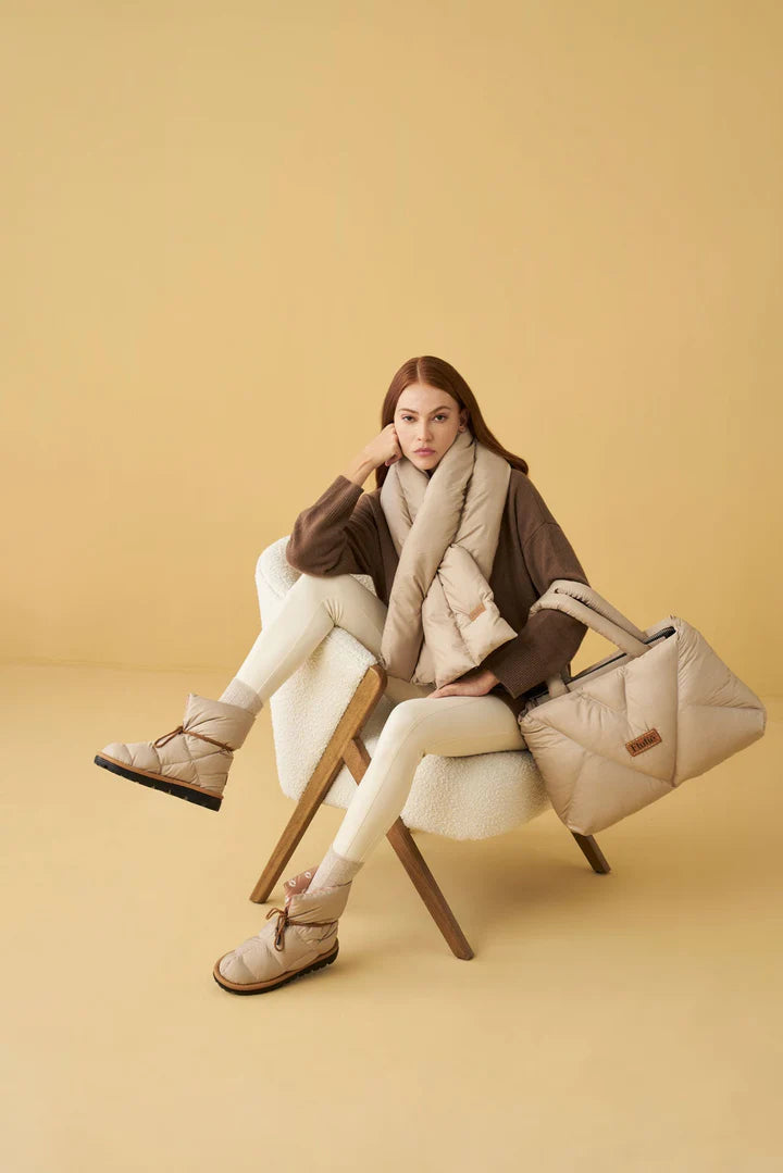 Pillow Boots - Sand Beige