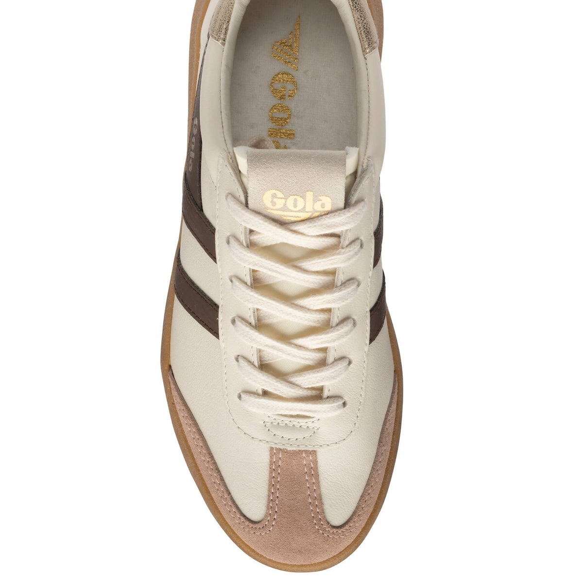Athena Sneaker - Off White/Cameo/Root/Gold