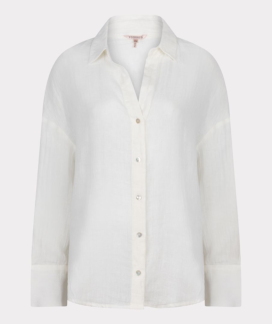 Oversized Linen Blouse