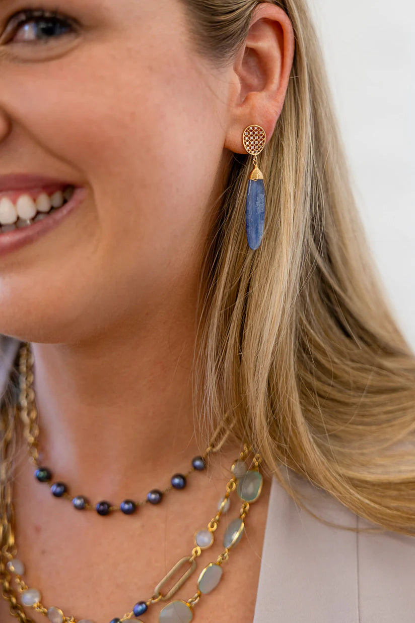 Kyanite Dangle Earrings