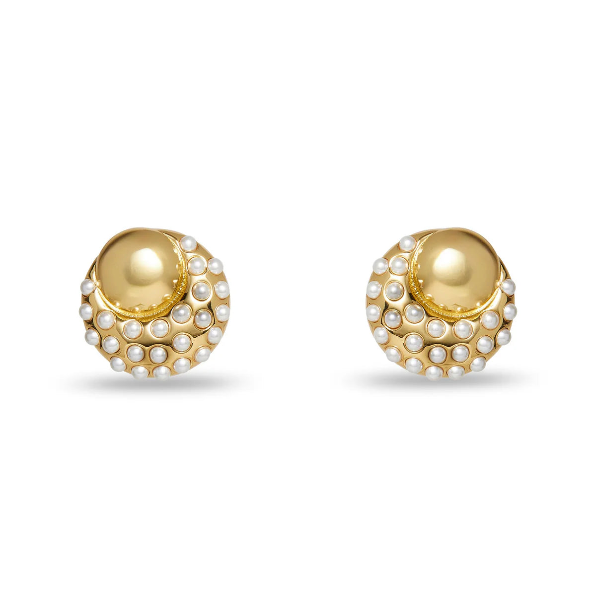 Archer Button Earring