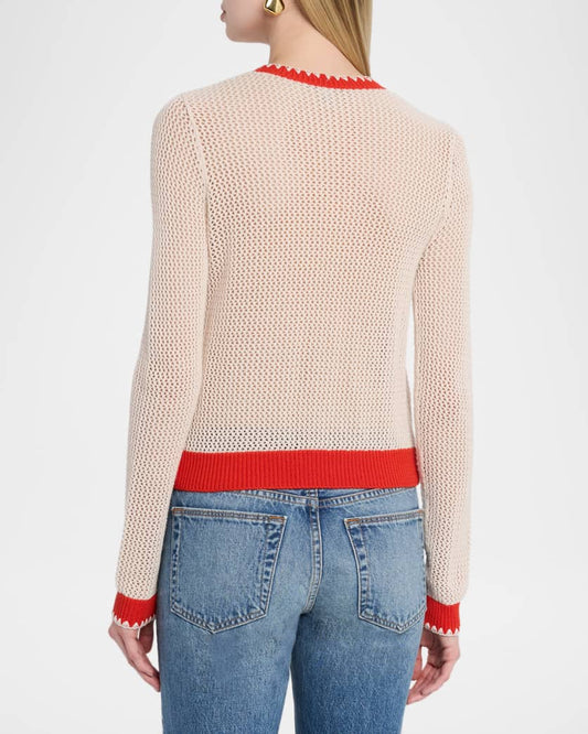 Mesh Cardigan w/ Crab Pockets