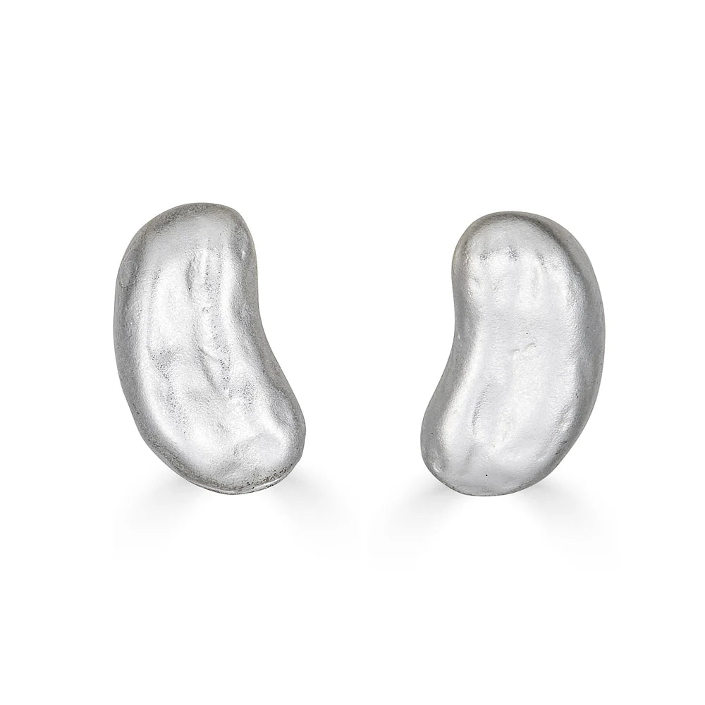 Matte Pearl Coffee Bean Studs