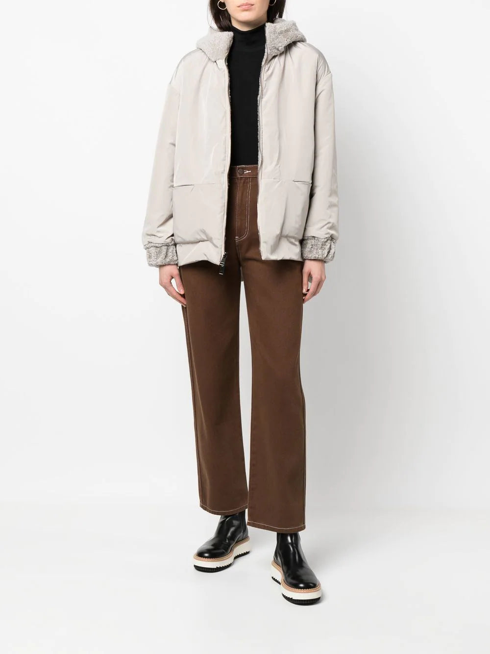 Fur Jacket Out Shearling