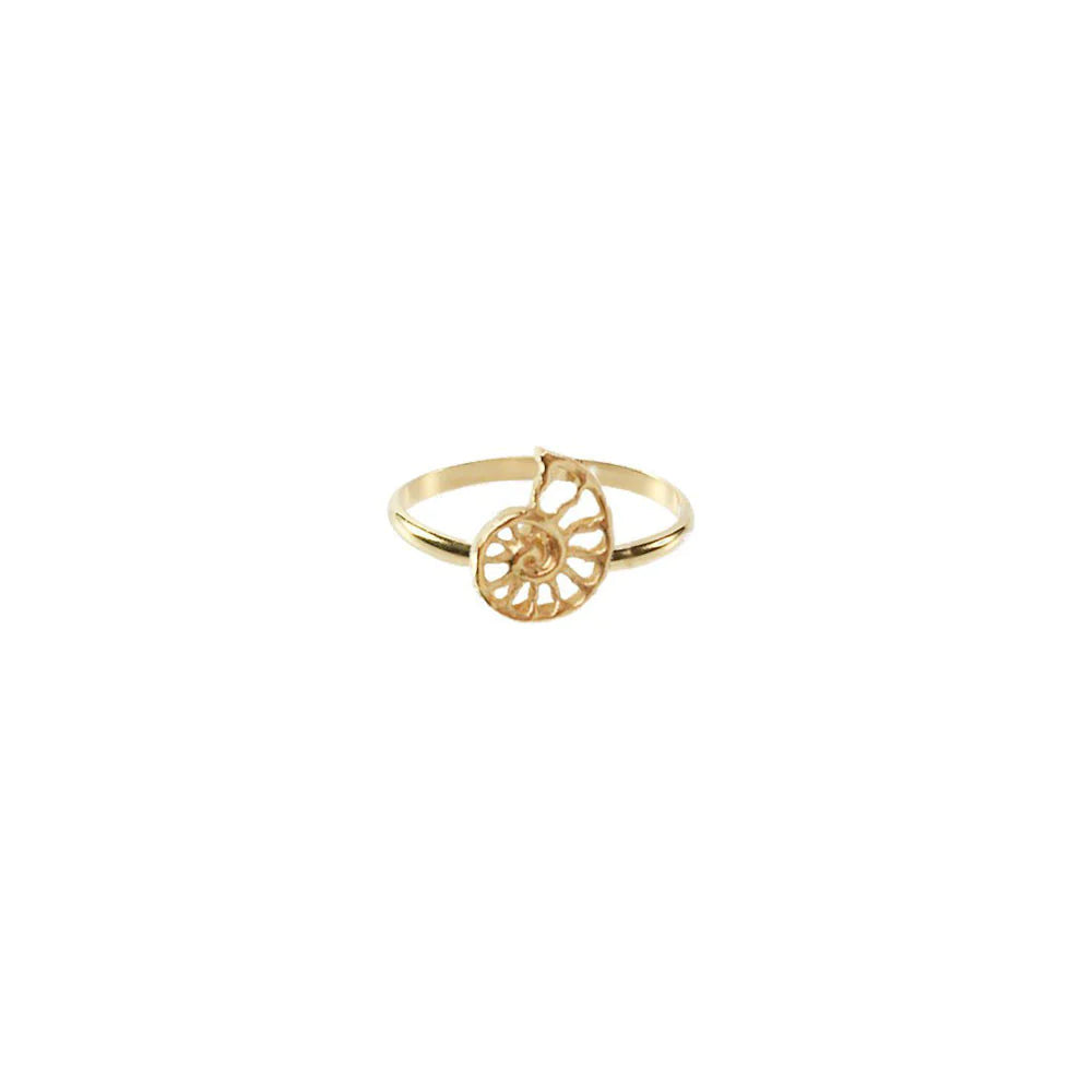 Gold Vermeil Nautilus Ring