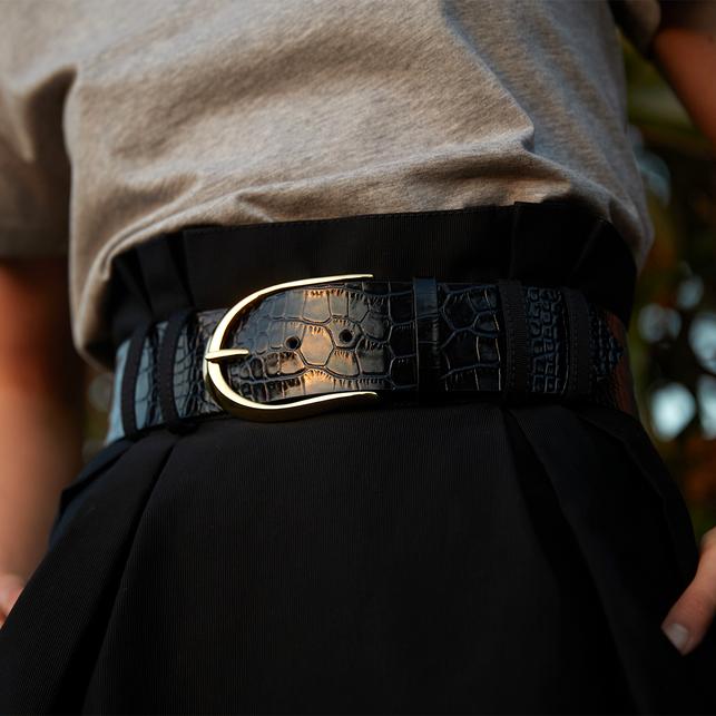 Erin Croc Waist Belt