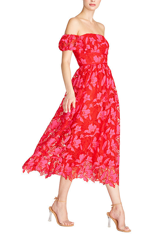 Off The Shoulder Midi Dress