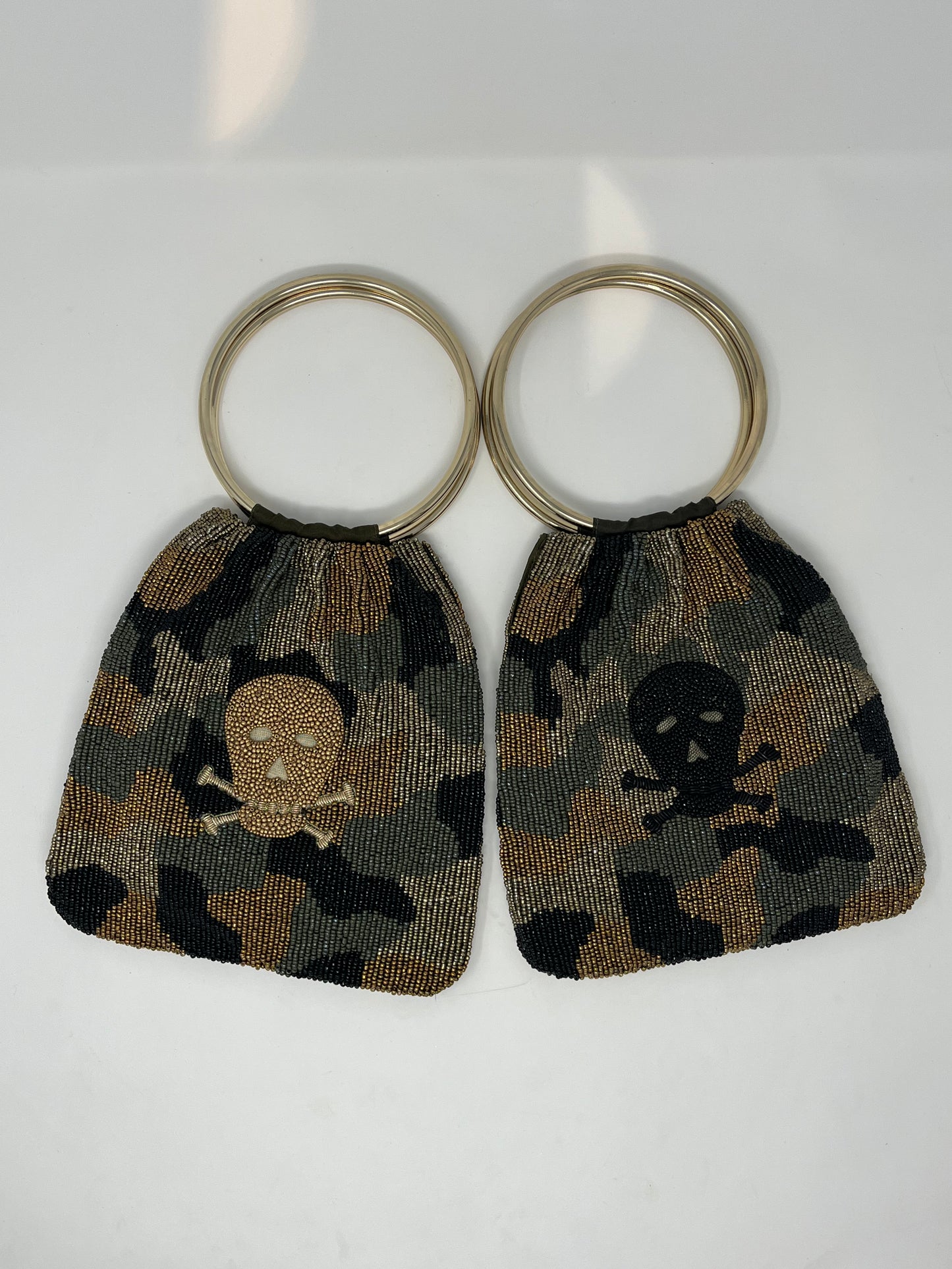 Camo Skull Double Ring Bag