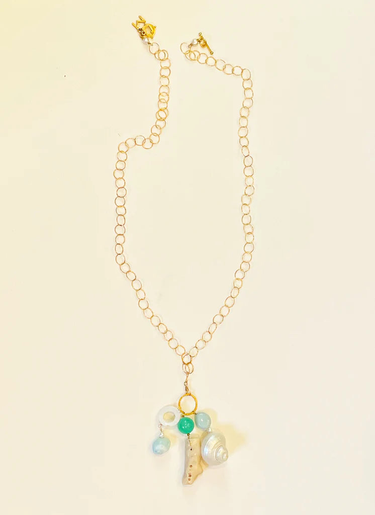 Newport Necklace - Sea Blue Green