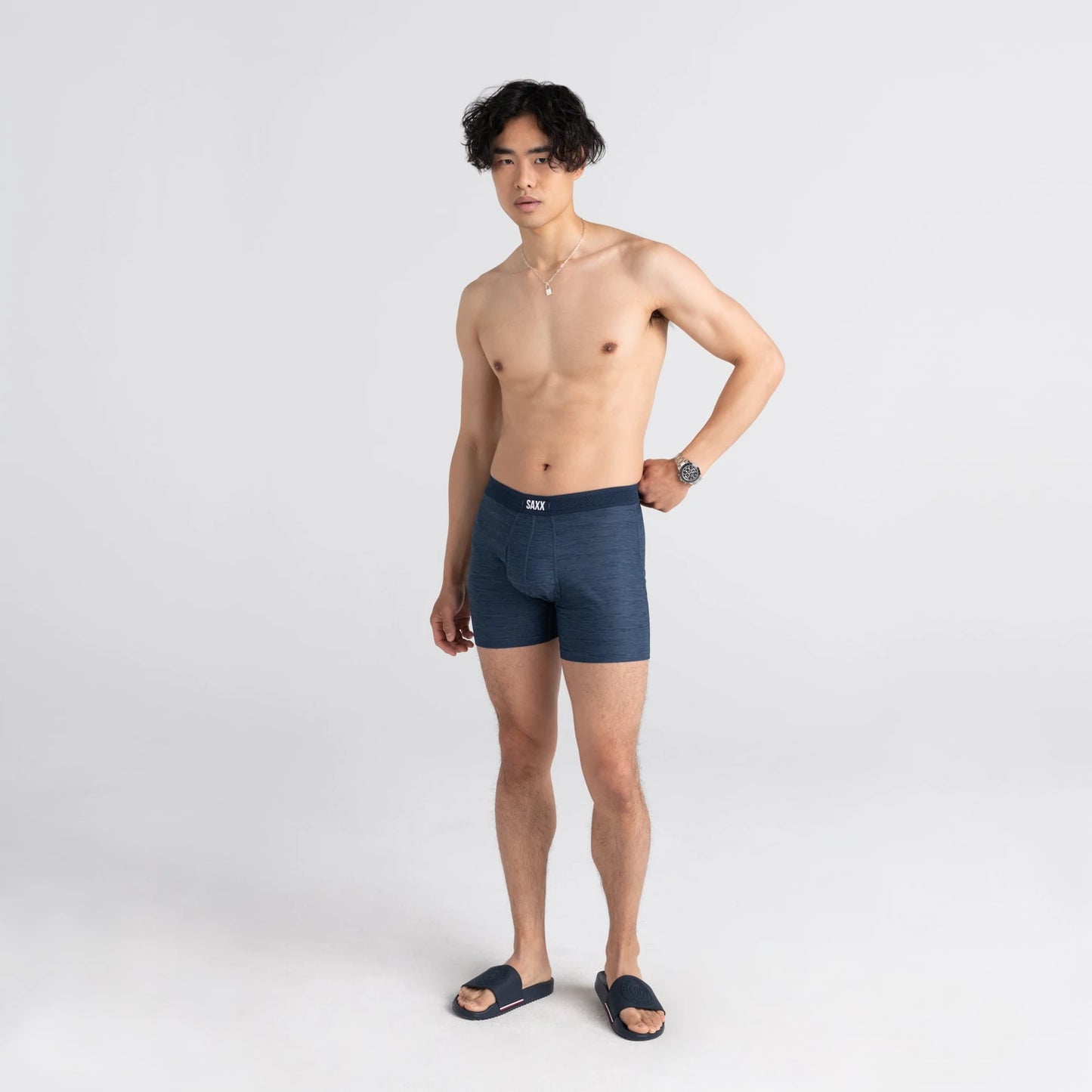 Hot Shot Boxer Brief - Dark Denim Heather