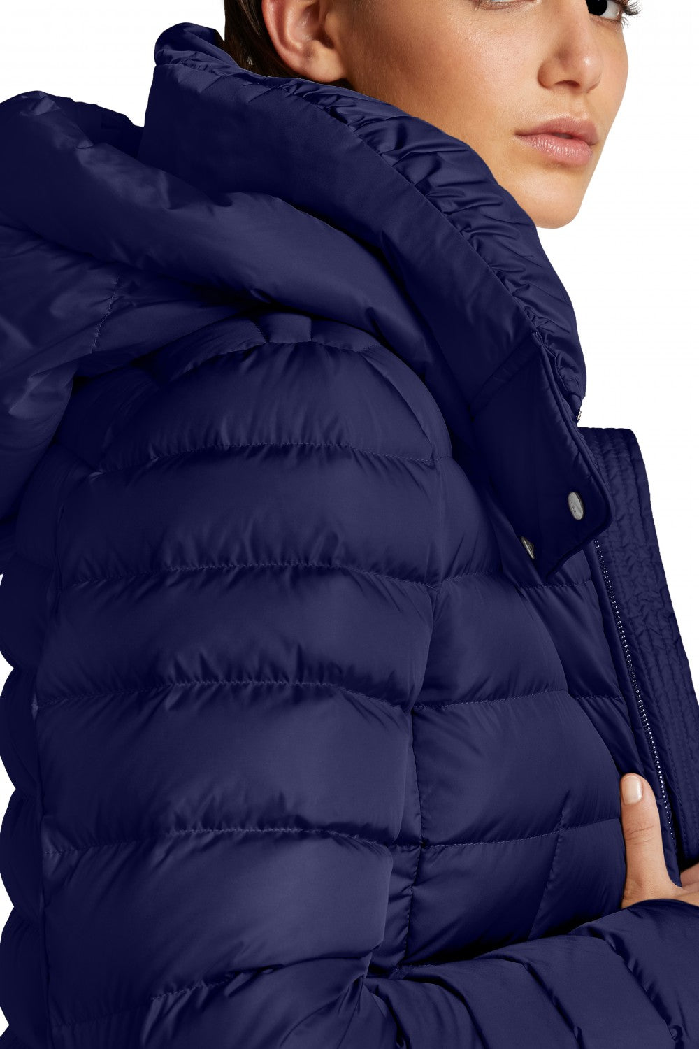 Down Coat w Detachable Hood