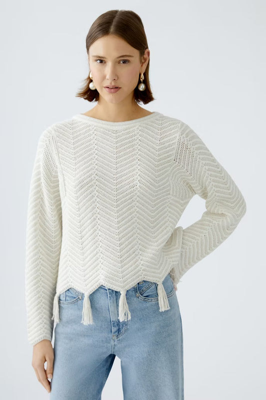 Pullover with Tassels