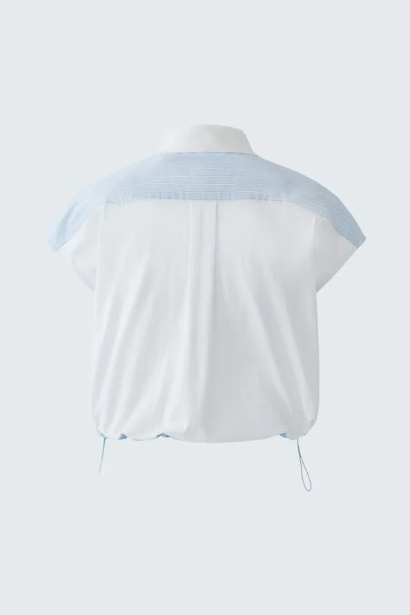 Two Color Striped Blouse