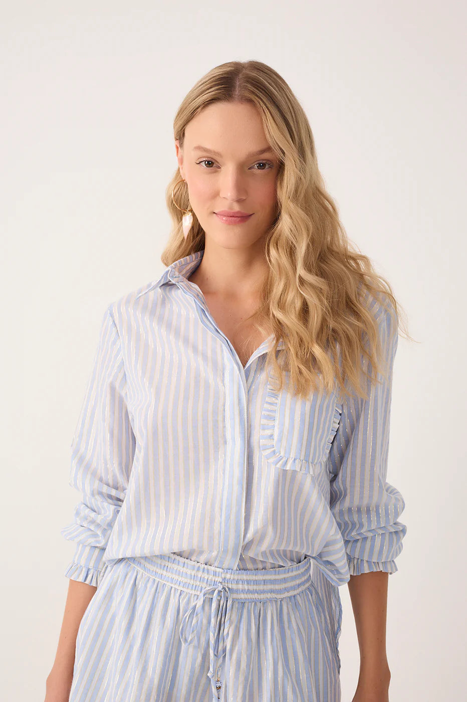 Striped Lurex Shirt