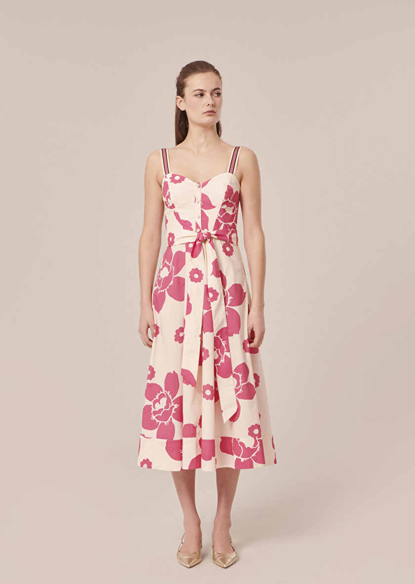 Raquelina Flower Printed Dress