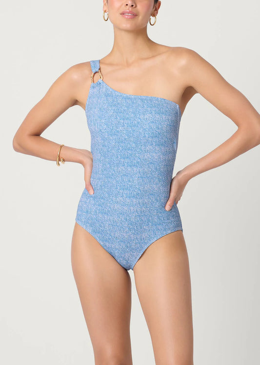 Ring One Shoulder Swimsuit