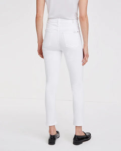 High Waist Ankle Skinny - Luxe White