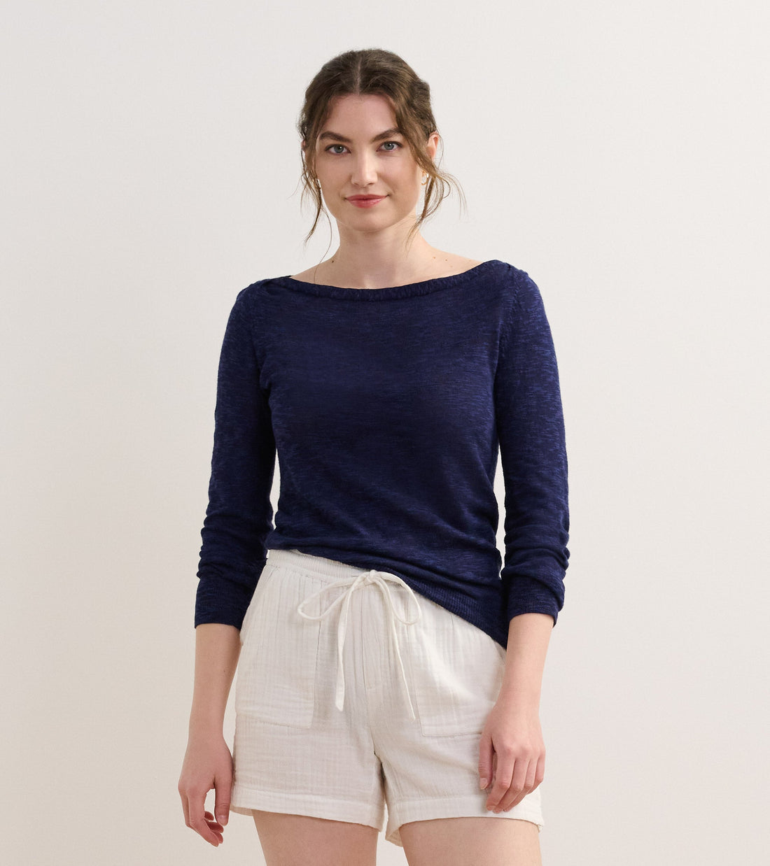 3/4 Sleeve Knit Breton