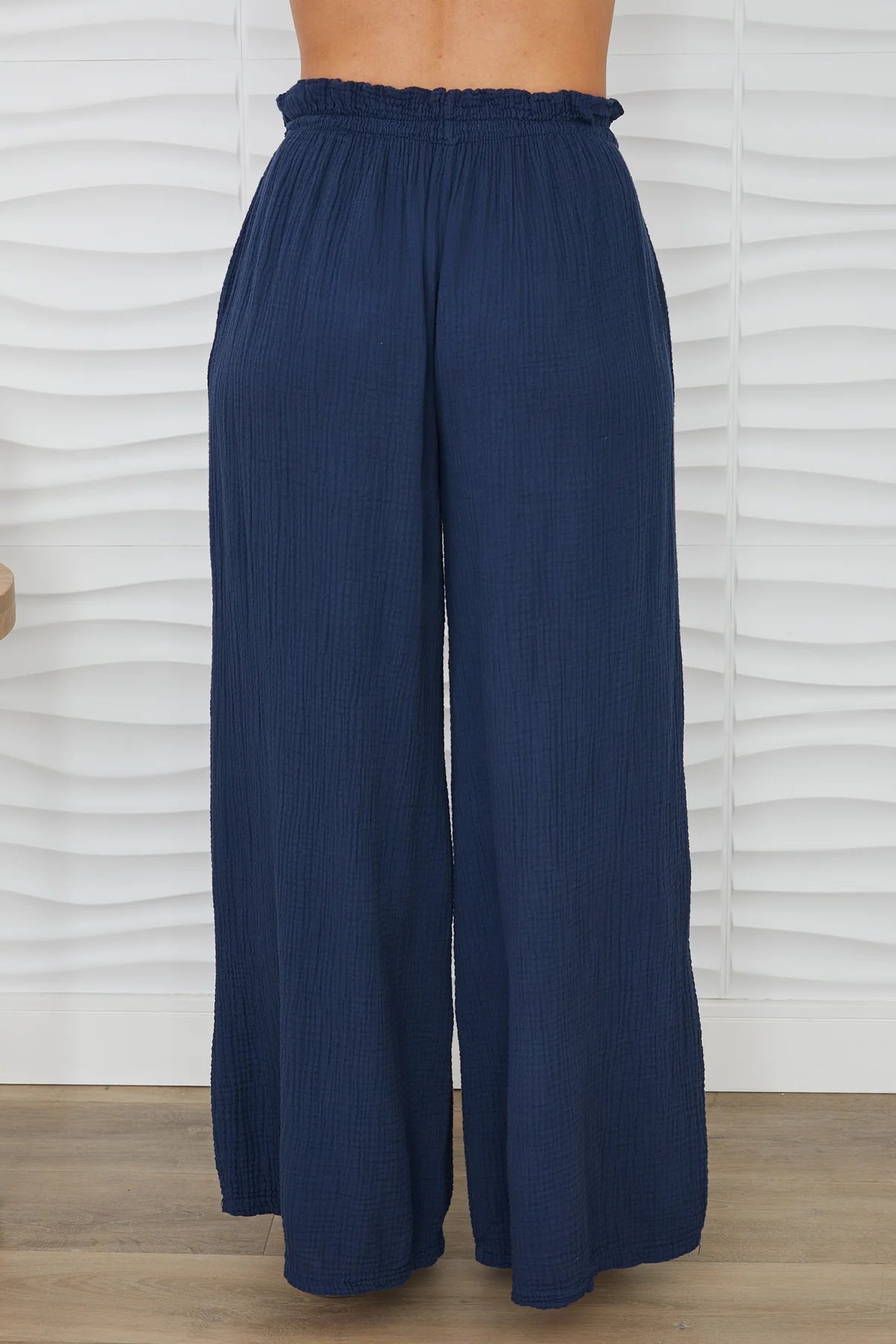 Gauze Drawstring Pants