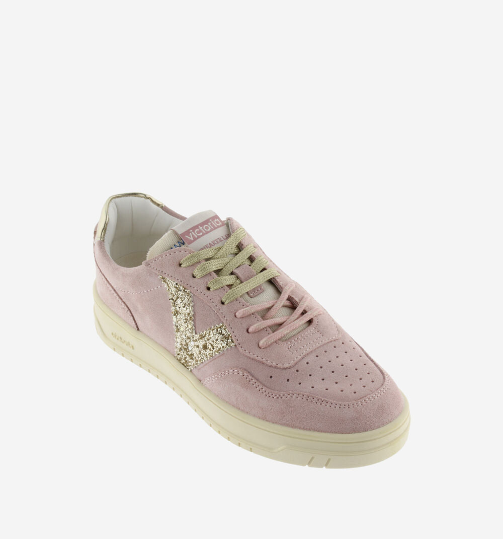 Seul Suede and Glitter Sneakers
