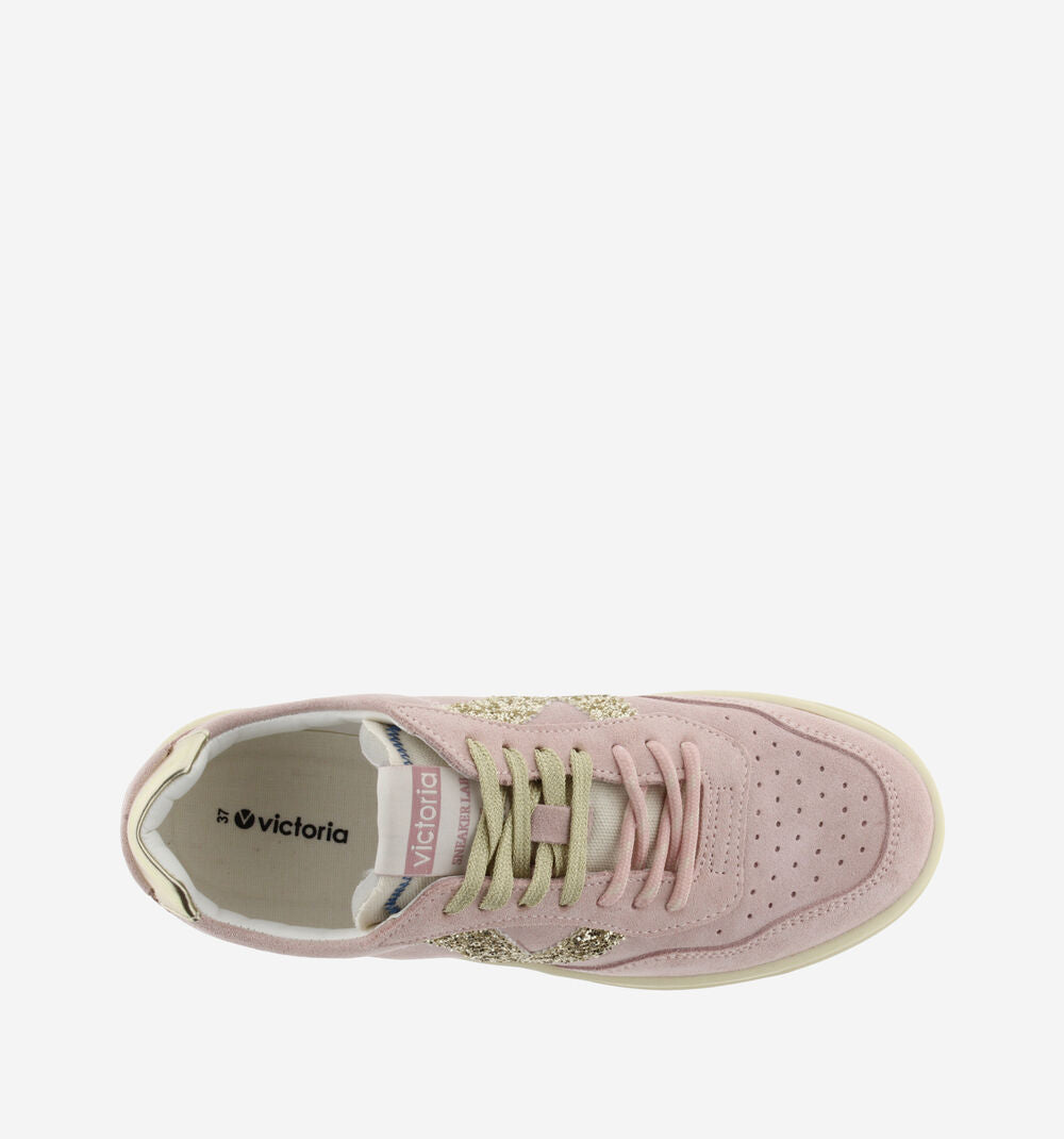 Seul Suede and Glitter Sneakers