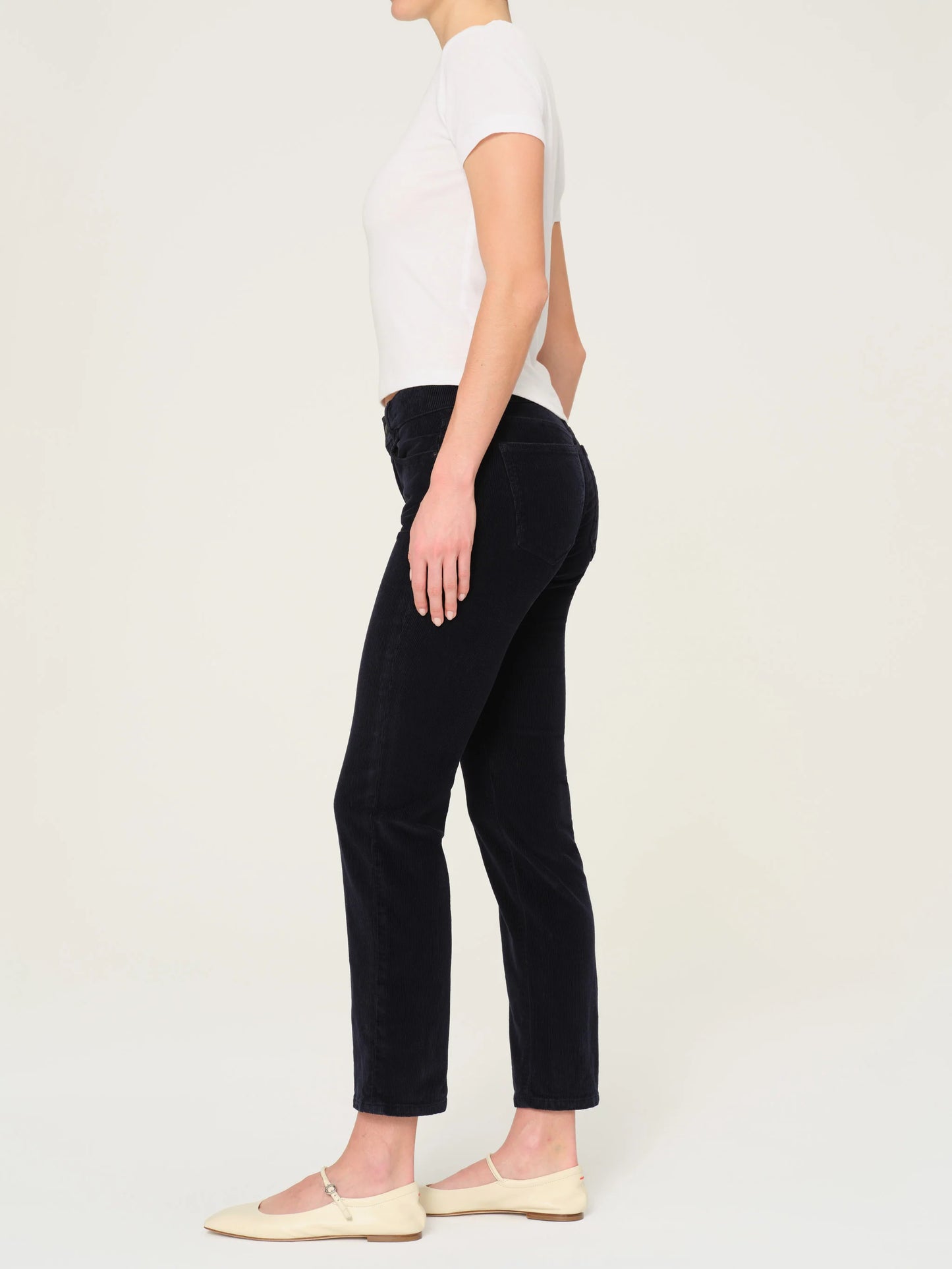 Mara Straight - Glazed Blueberry Corduroy