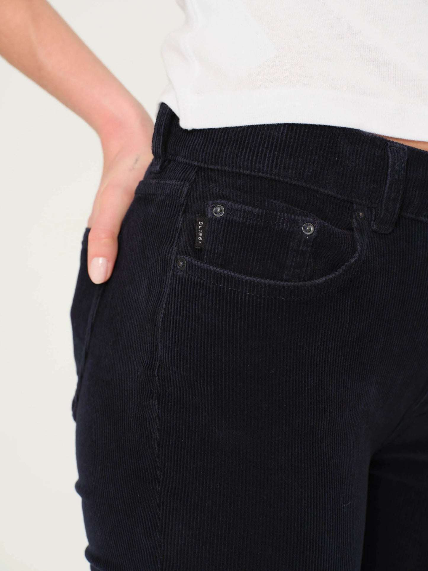 Mara Straight - Glazed Blueberry Corduroy