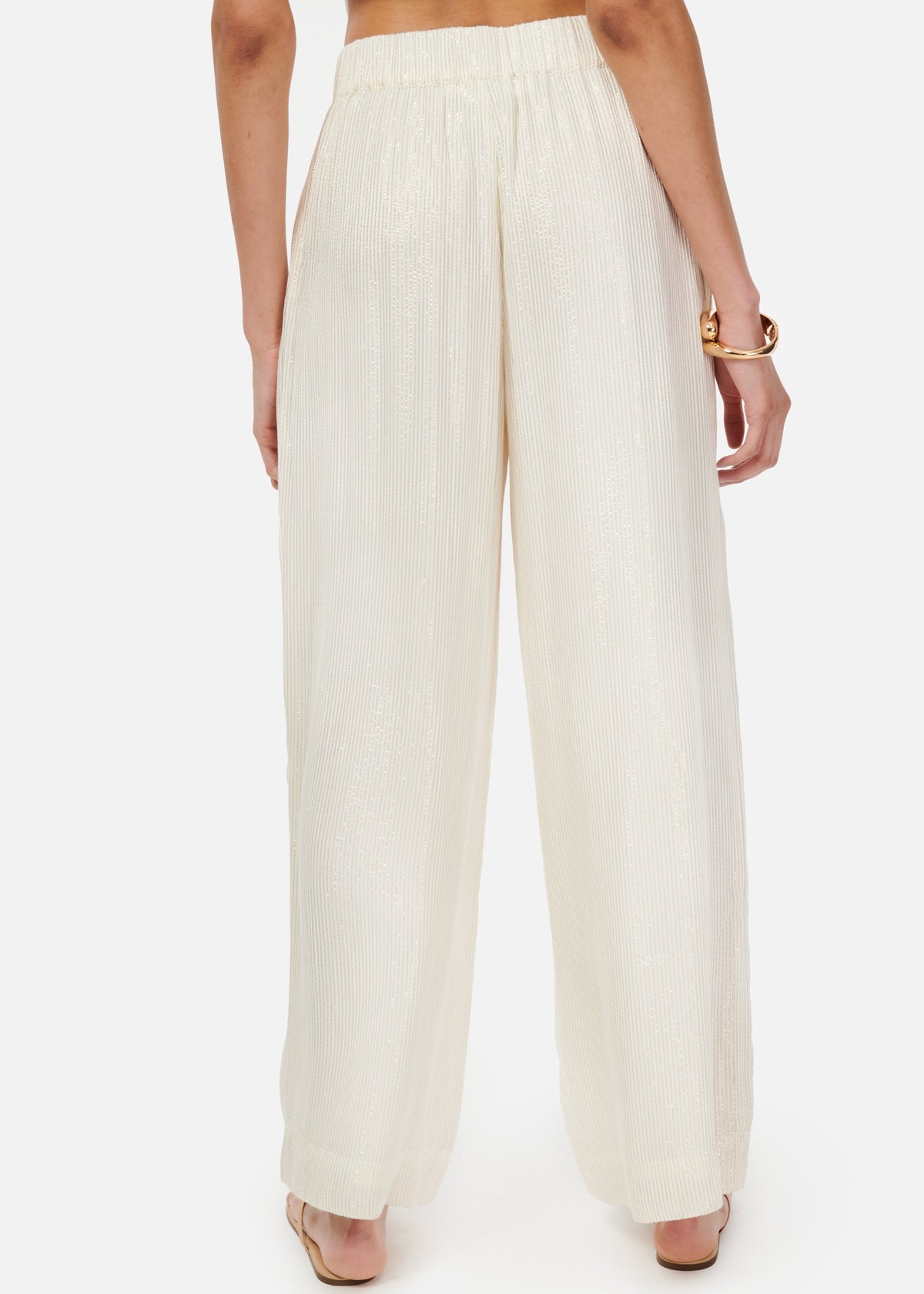 Medina Metallic Chiffon Pant