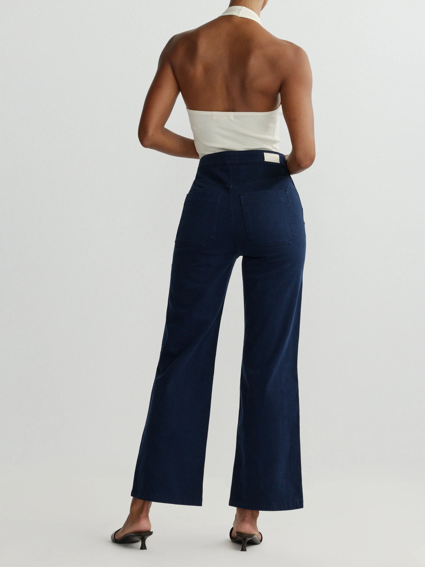 Karmine Refined Wide Leg - Bright Navy
