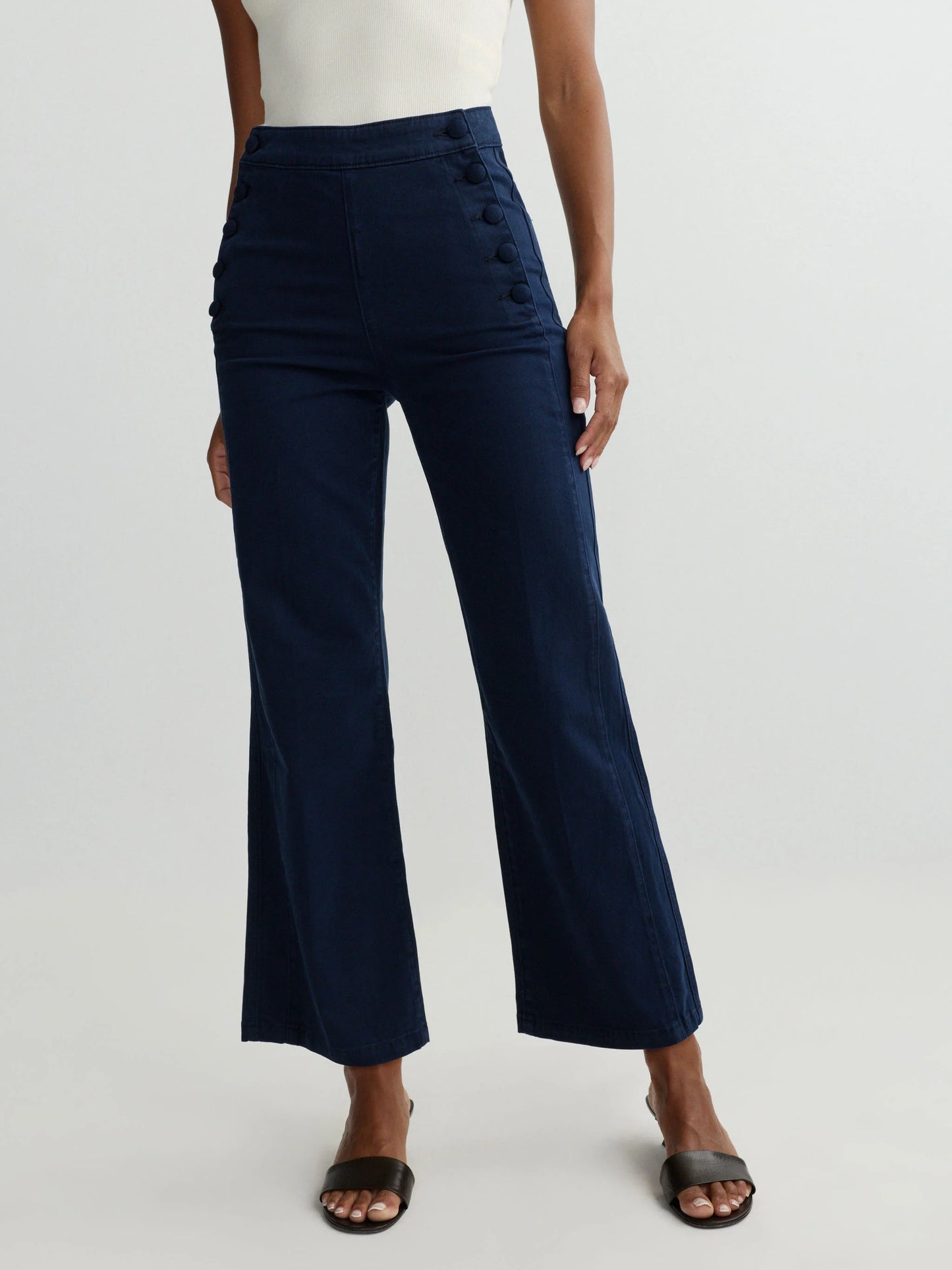 Karmine Refined Wide Leg - Bright Navy