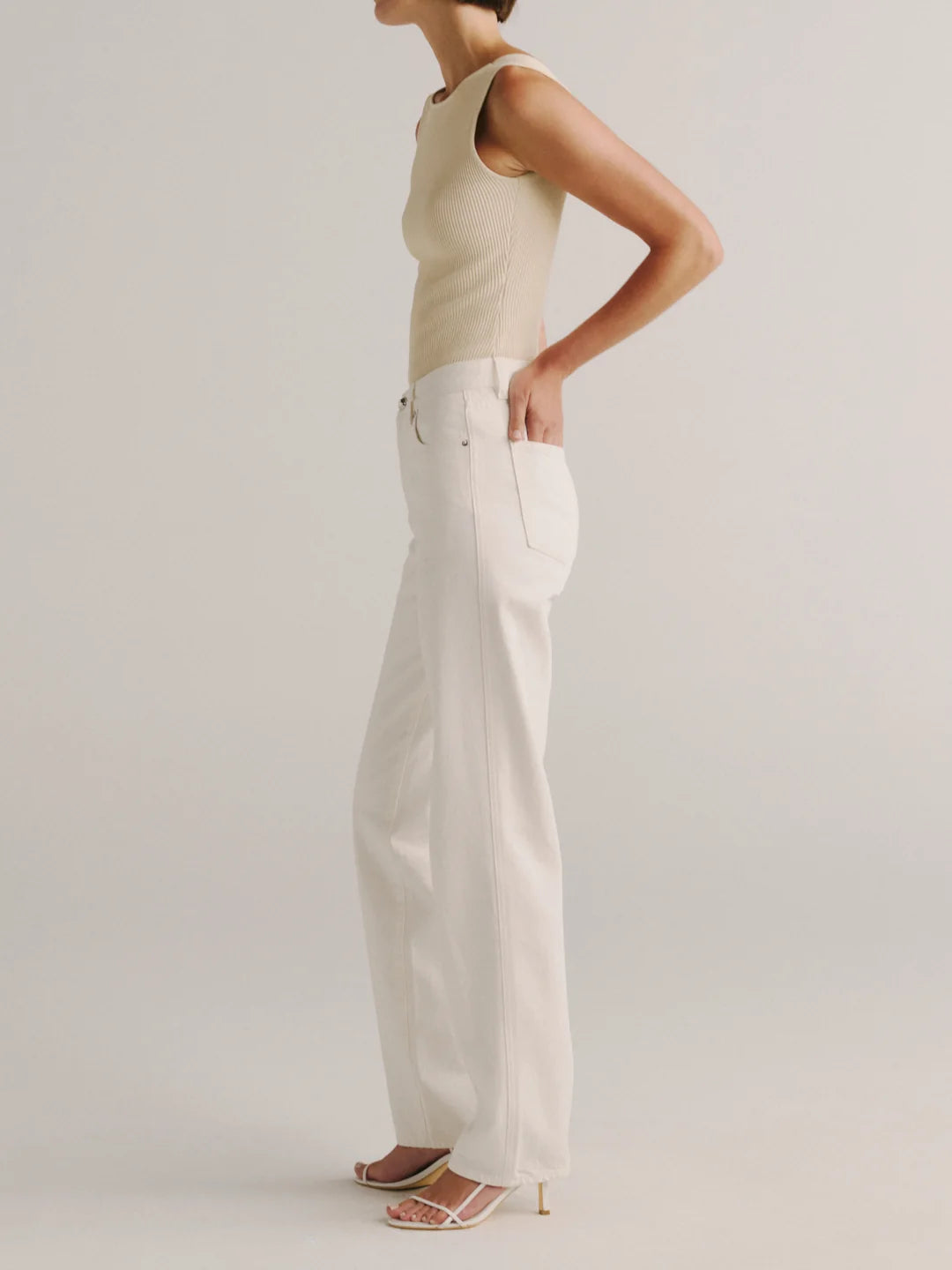 Cate Slim Straight High-Rise 31" Jeans