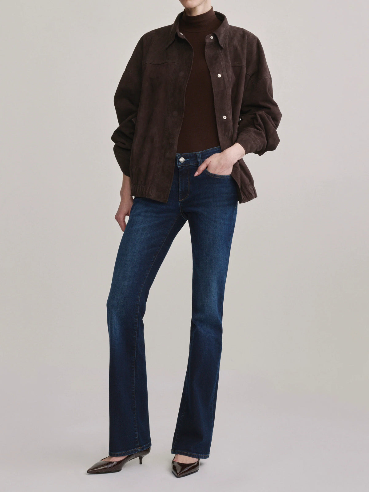 Milano Slim Boot Low Rise Jeans