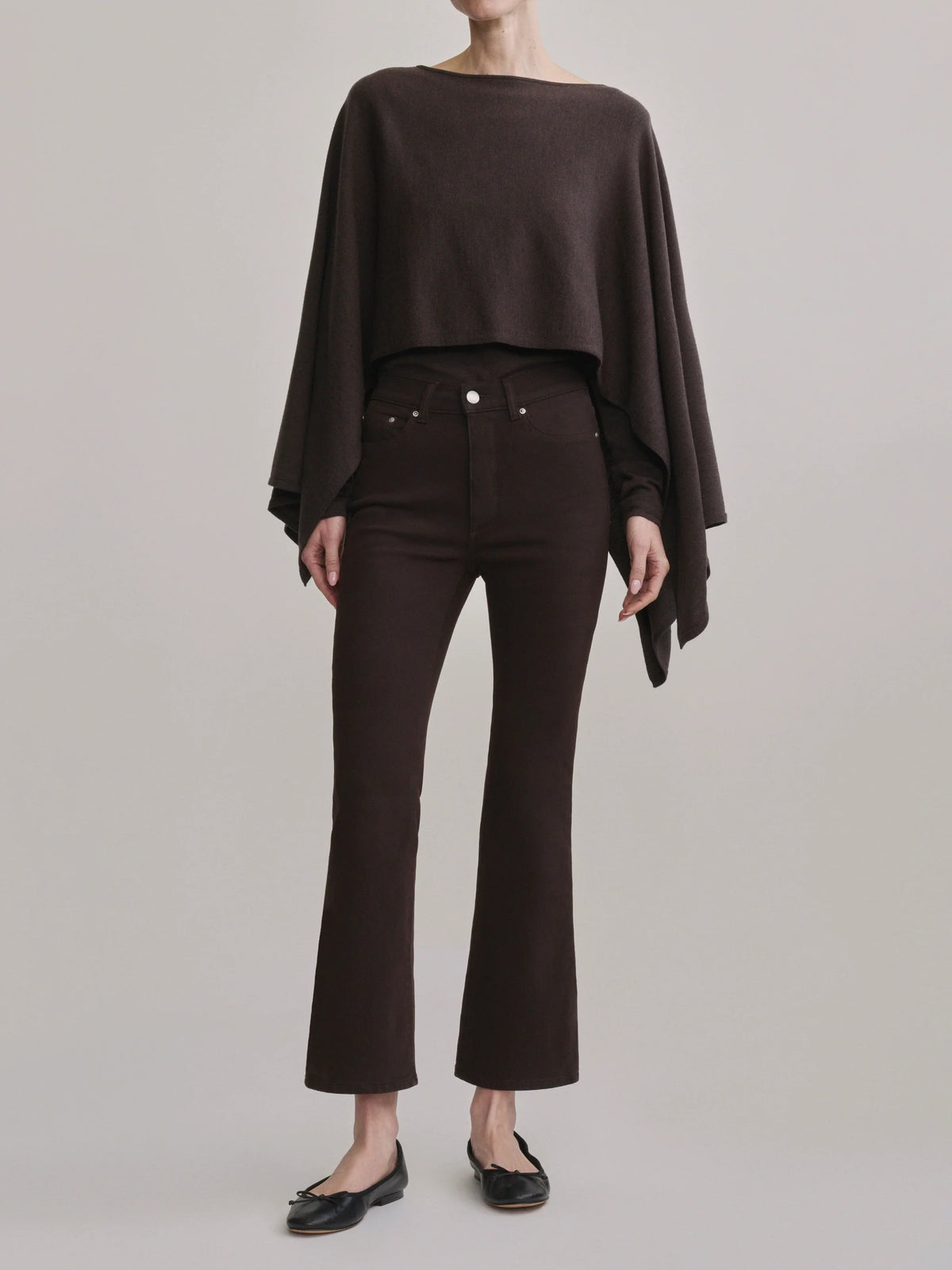 Bridget Bootcut High Rise Crop Jeans