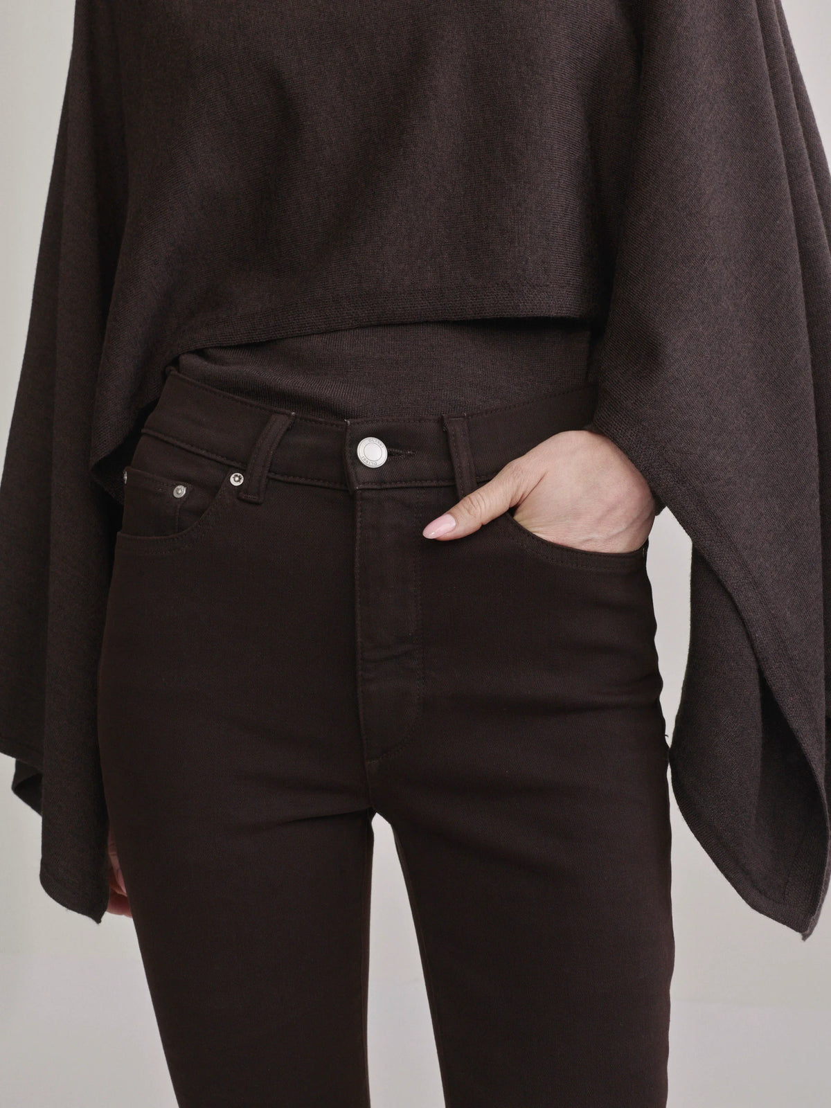 Bridget Bootcut High Rise Crop Jeans
