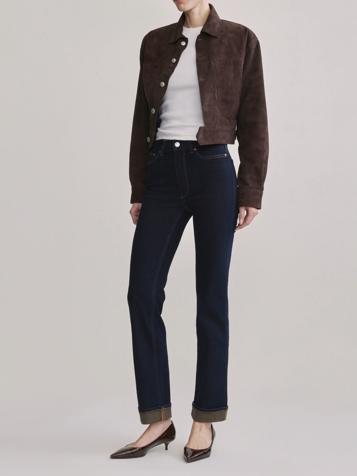Halle Straight High-Rise Jeans