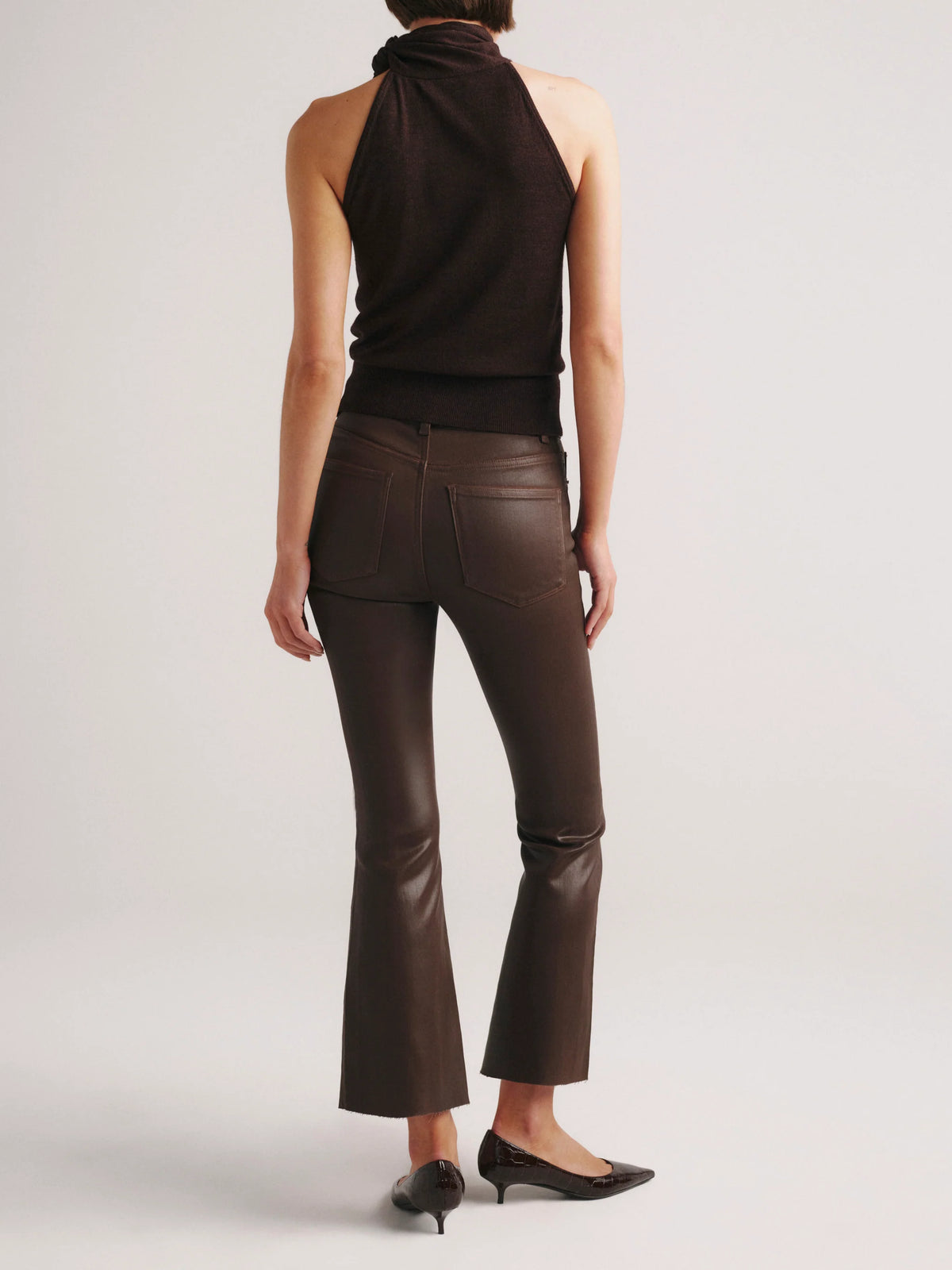 Bridget Bootcut High Rise Crop Jeans