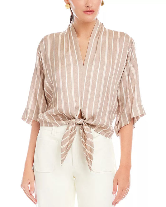 Bernice Tie Front Blouse