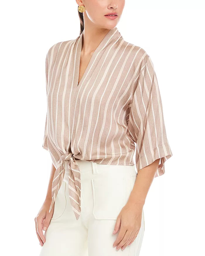 Bernice Tie Front Blouse