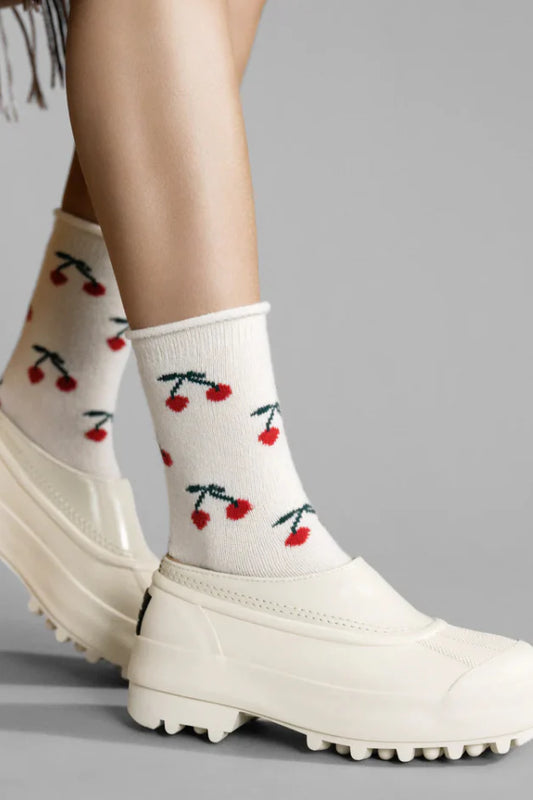 Cherry Bomb Cashmere Socks