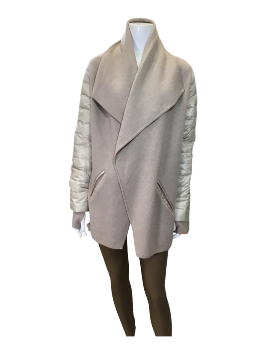 Cashmere/Down Car Coat