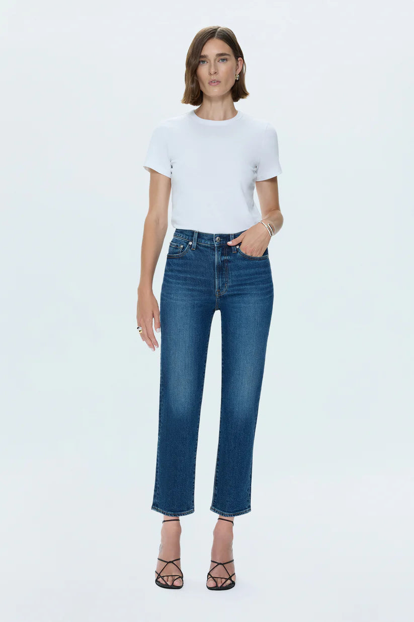 Charlie High Rise Classic Straight Ankle - Broadway