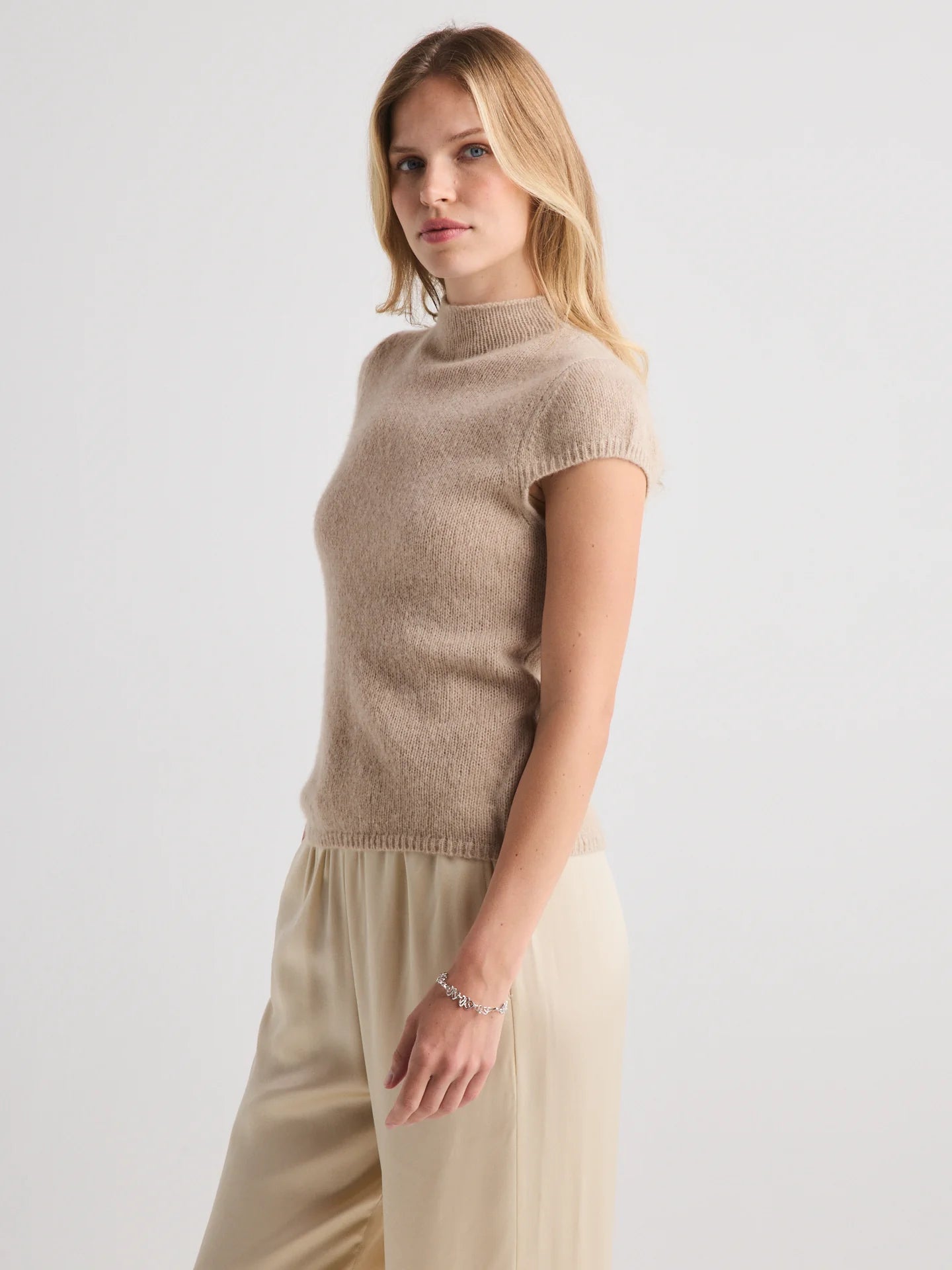 Brigitte Mock Neck S/S