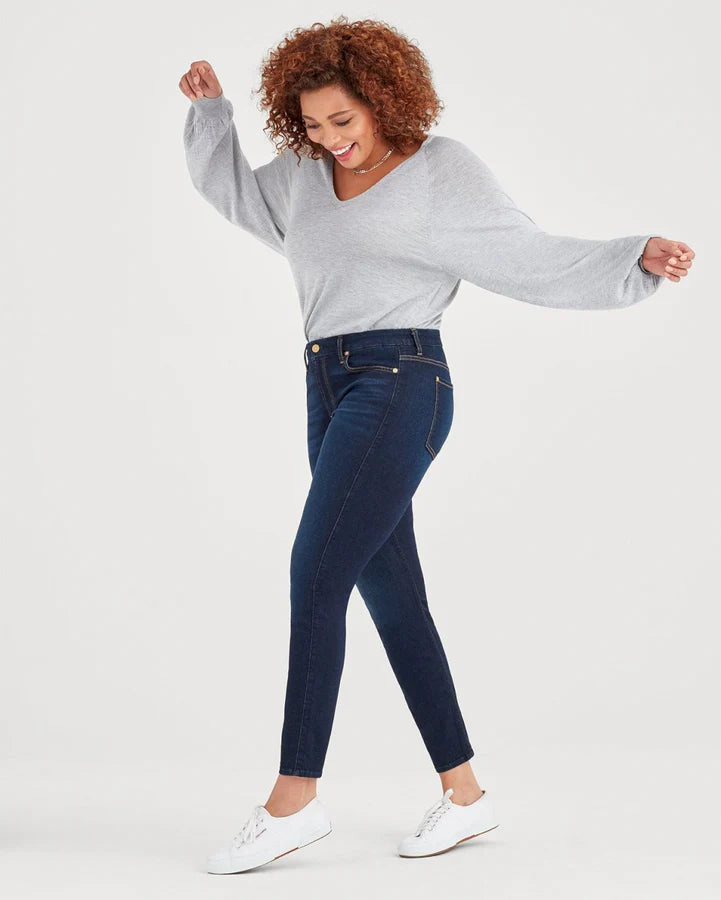 Slim Illusion High Waist Ankle Skinny