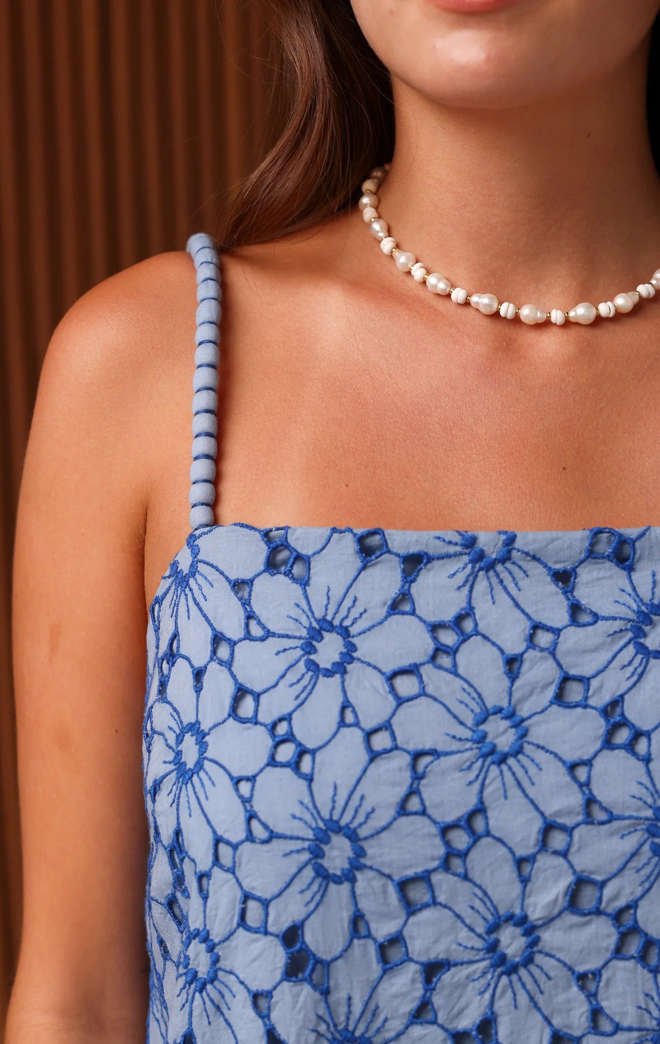 The Scarlett Eyelet Mini Dress