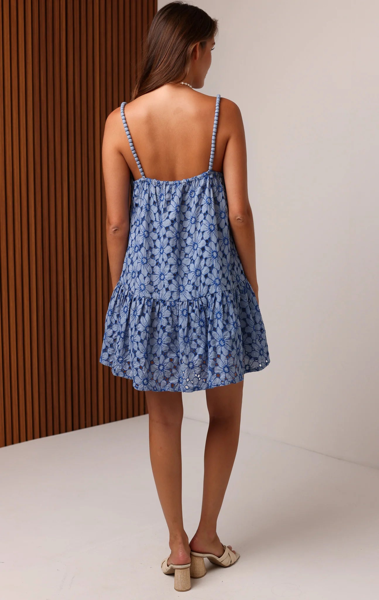 The Scarlett Eyelet Mini Dress