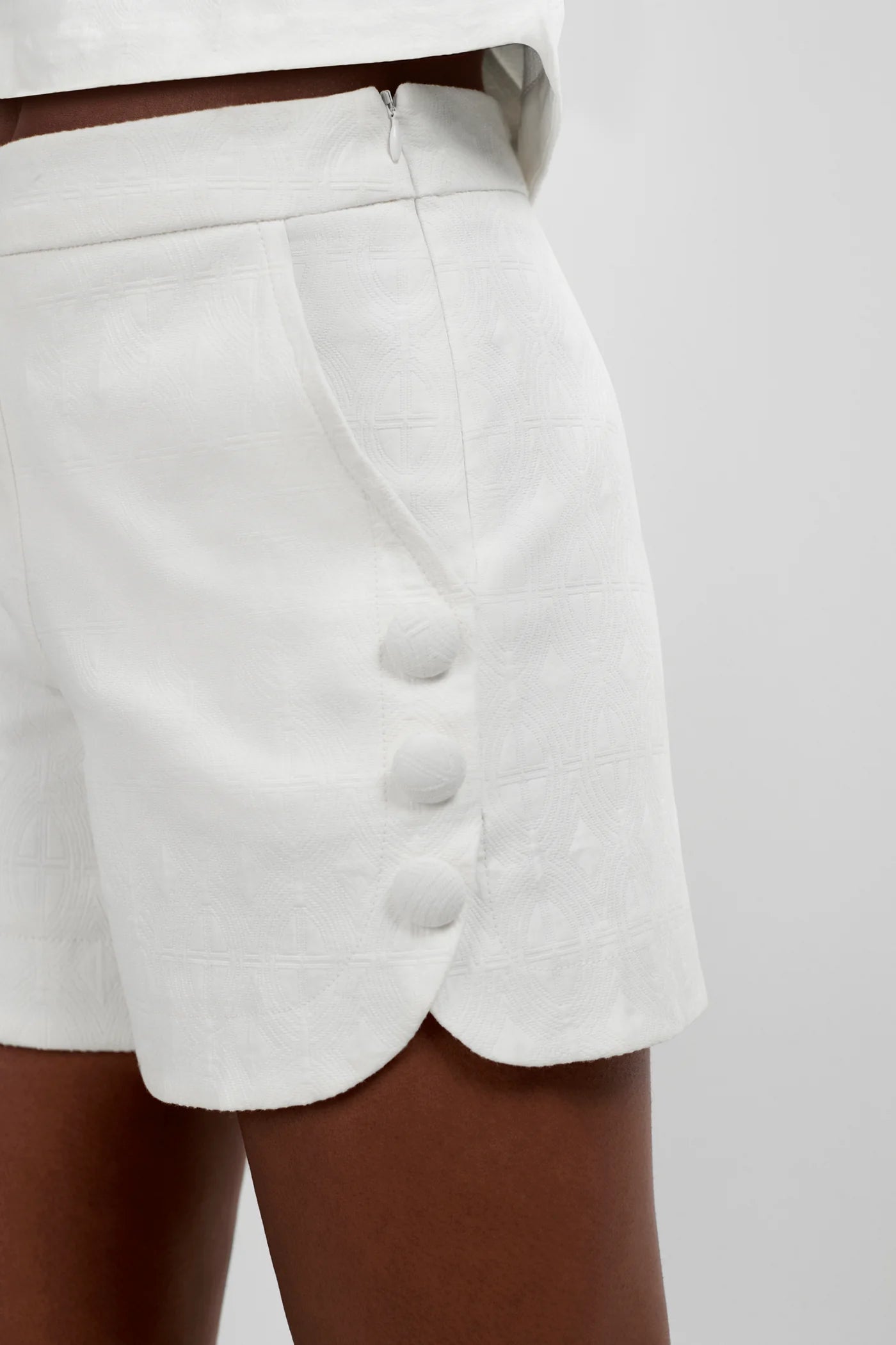 Duomo Button Side Shorts